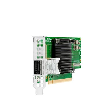 HPE InfiniBand HDR100/Ethernet 100Gb 1-port QSFP56 PCIe3 x16 MCX653105A-ECAT Adapter thumbnail 1