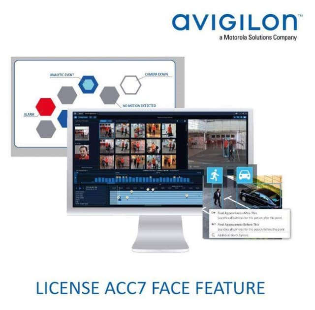 Avigilon ACC7-FACE software license/upgrade 1 license(s)