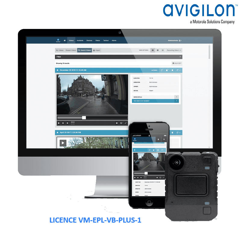 LICENSE 1 x VM PLUS FOR VIDEO BADGE