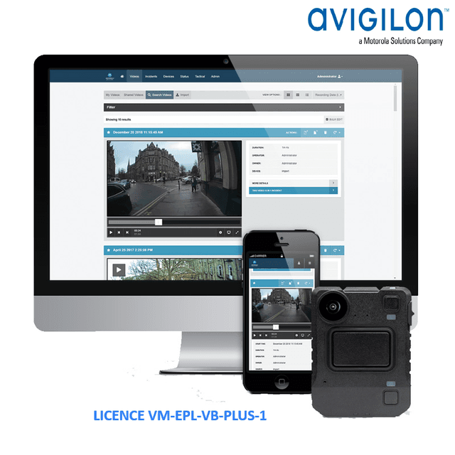 LICENSE 1 x VM PLUS FOR VIDEO BADGE