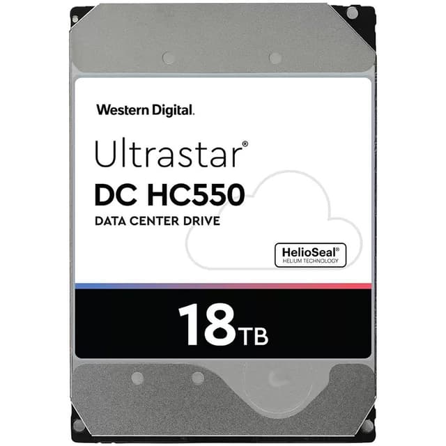 HDD Server WD Ultrastar DC HC550 18TB 512e SE, 3.5’’, 512MB, 7200 RPM, SAS, P3, SKU: 0F38353
