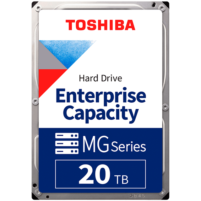 Toshiba MG Series internal hard drive 20 TB 7200 RPM 512 MB 3.5" SAS