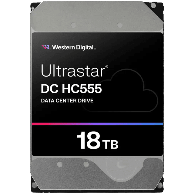 HDD Server WD Ultrastar DC HC555 18TB 512e SE, 3.5’’, 512MB, 7200 RPM, SATA, SKU: 0B48723