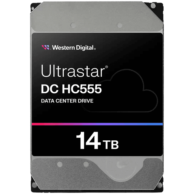 HDD Server WD Ultrastar DC HC555 14TB 512e SE, 3.5’’, 512MB, 7200 RPM, SATA, SKU: 0B48721
