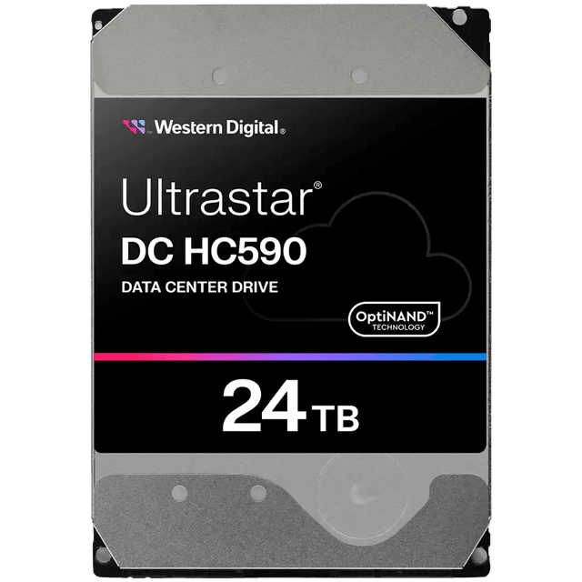 HDD Server WD Ultrastar DC HC590 24TB 512e SE, 3.5’’, 512MB, 7200 RPM, SAS, P3, SKU: 0F59373