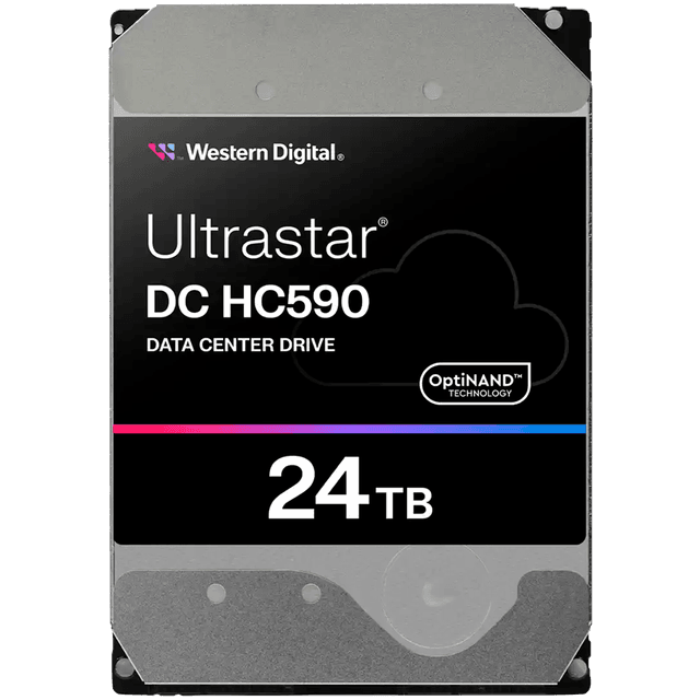 HDD Server WD Ultrastar DC HC590 24TB 512e SE, 3.5", 512MB, 7200RPM, SATA, NP3, SKU: 0F65684