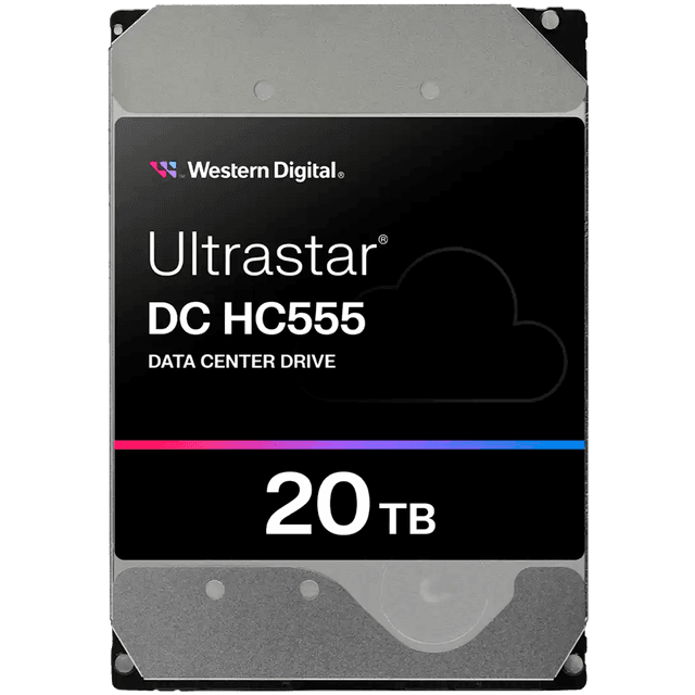 HDD Server WD Ultrastar DC HC555 20TB 512e SE, 3.5’’, 512MB, 7200 RPM, SAS, P3, SKU: 0B47749