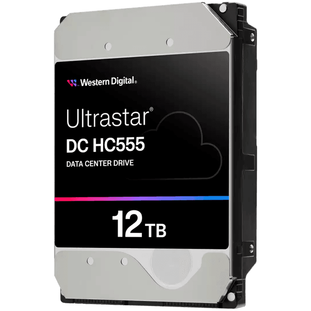HDD Server WD Ultrastar DC HC555 12TB 512e SE, 3.5", 512MB, 7200 RPM, SATA, NP3, SKU: 0B48720