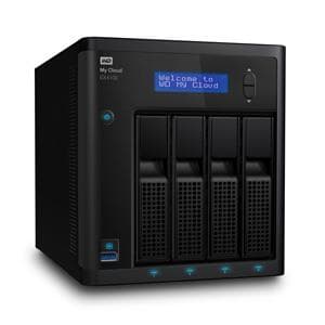 Western Digital My Cloud EX4100 NAS Desktop Marvell Armada 388 2 GB DDR3 24 TB HDD My Cloud OS Black