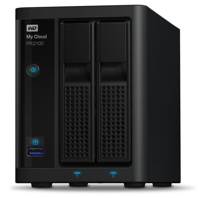 Western Digital My Cloud PR2100 NAS Desktop Intel® Pentium® N3710 4 GB DDR3L 16 TB HDD My Cloud OS Black
