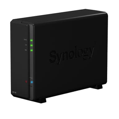 Synology DiskStation DS118 NAS/storage server Compact Realtek RTD1296 1 GB DDR4 0 TB DiskStation Manager Black thumbnail 2