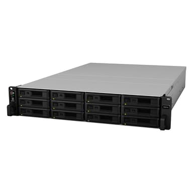 Synology RackStation RS3618xs NAS Rack (2U) Intel® Xeon® D D-1521 8 GB DDR4 0 TB DiskStation Manager Black thumbnail 2
