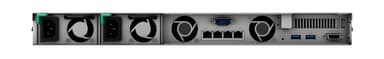 Synology RackStation RS1619XS+ NAS/storage server Rack (1U) Intel® Xeon® D D-1527 8 GB DDR4 0 TB DiskStation Manager Black thumbnail 3