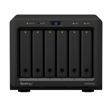 Synology DiskStation DS620SLIM NAS/storage server Desktop Intel® Celeron® J3355 2 GB DDR3L 0 TB DiskStation Manager Black thumbnail 6