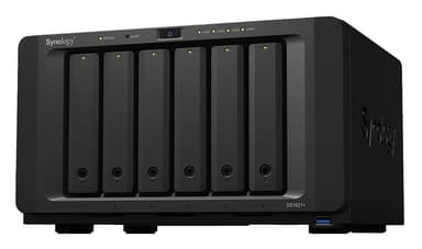 Synology DiskStation DS1621+ NAS/storage server Desktop Ryzen Embedded V1500B 4 GB DDR4 0 TB DiskStation Manager Black thumbnail 2