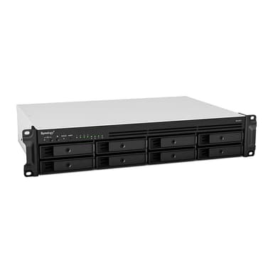 Synology RackStation RS1221+ NAS/storage server Rack (2U) Ryzen Embedded V1500B 4 GB DDR4 0 TB DiskStation Manager Black thumbnail 5