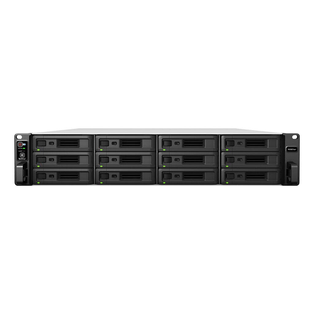 Synology RackStation RS3621XS+ NAS/storage server Rack (2U) Intel® Xeon® D-1541 8 GB DDR4 Black