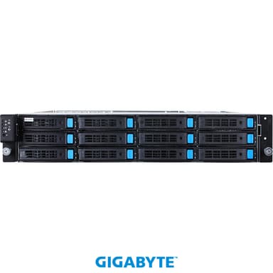 GIGABYTE R280-A3C Intel® C612 LGA 2011-v3 Rack (2U) Black, Grey thumbnail 3