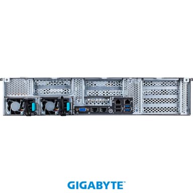 GIGABYTE R280-A3C Intel® C612 LGA 2011-v3 Rack (2U) Black, Grey thumbnail 4