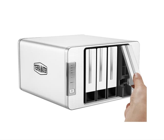 TerraMaster F4-421 NAS/storage server Intel® Celeron® J3455 4 GB White