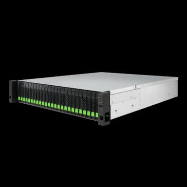 QSAN Dual-Controller AFA System max 256GB RAM 4 x 10GbE BASE-T iSCSI redundant power supply 4 slots for optional host cards thumbnail 2