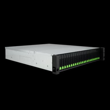 QSAN Dual-Controller AFA System max 256GB RAM 4 x 10GbE BASE-T iSCSI redundant power supply 4 slots for optional host cards thumbnail 3