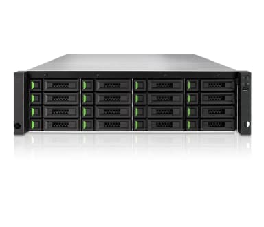 QSAN 3U Single Ctrl SAN System Intel Xeon D-1527 Quad Core 16 Bay 2-ported 10GbE BASE-T iSCSI with Redundant power supply 4 slots for optional host cards thumbnail 1