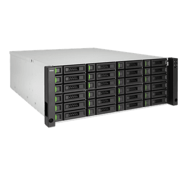QSAN 4U Single Ctrl SAN System Intel Xeon D-1517 Quad Core 24 Bay 2-ported 10GbE BASE-T iSCSI with Redundant power supply 4 slots for optional host cards thumbnail 2