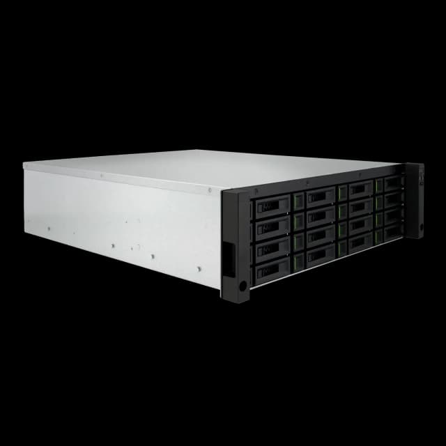 QSAN 3U Single Ctrl SAN System Intel D-1508 Dual Core 16 Bay 2-ported 10GbE BASE-T iSCSI with Redundant power supply 4 slots for optional host card