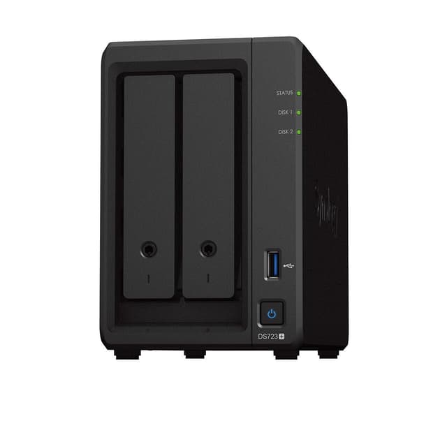 Synology DiskStation DS723+ NAS/storage server Tower Ryzen Embedded R1600 2 GB DDR4 DiskStation Manager Black