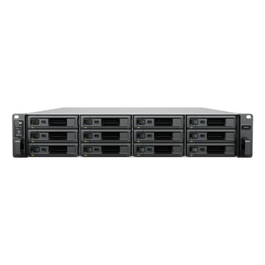 Synology SA SA3410 NAS/storage server Rack (2U) Intel® Xeon® D-1541 16 GB DDR4 0 TB DiskStation Manager Black, Grey thumbnail 1