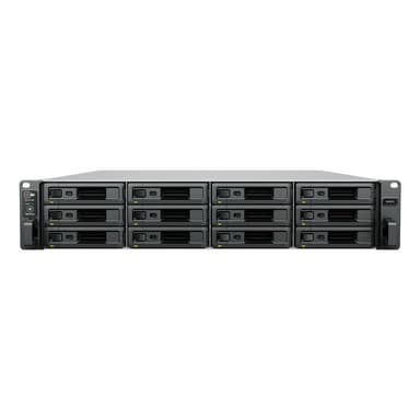 Synology SA SA3610 NAS/storage server Rack (2U) Intel® Xeon® D-1567 16 GB DDR4 0 TB DiskStation Manager Black, Grey thumbnail 1