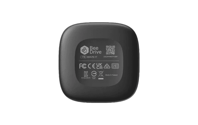 Synology BeeDrive 2TB USB Type-C 3.2 Gen 2 (3.1 Gen 2) Black