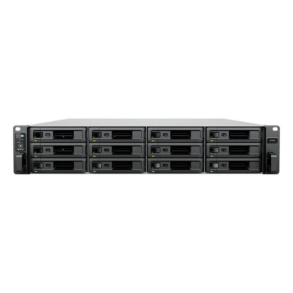 Synology UC3400 NAS/storage server Rack (2U) Intel® Xeon® D D-1541 8 GB DDR4 0 TB