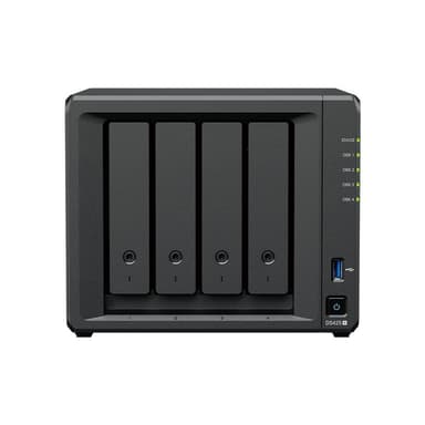 Synology DiskStation DS425+ NAS/storage server Intel® Celeron® J4125 2 GB DDR4 0 TB Black thumbnail 1
