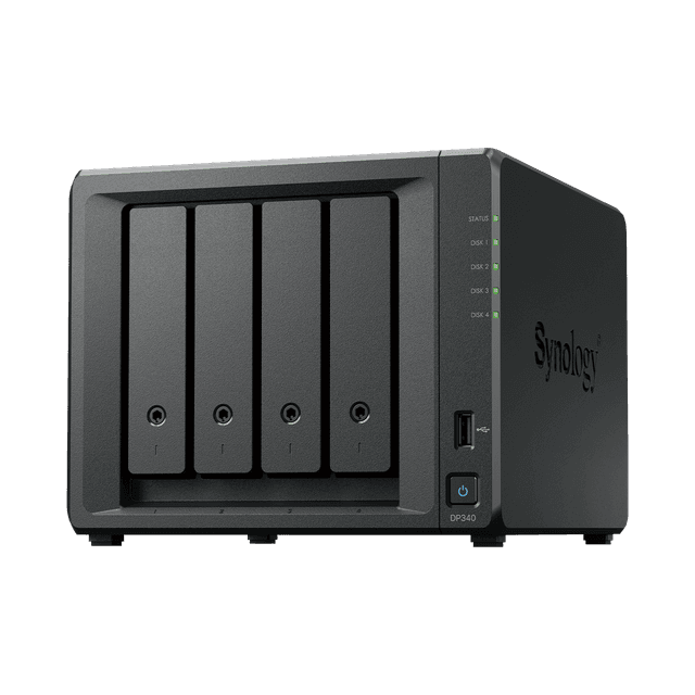 Synology DP340 NAS/storage server Desktop R1600 16 GB Black