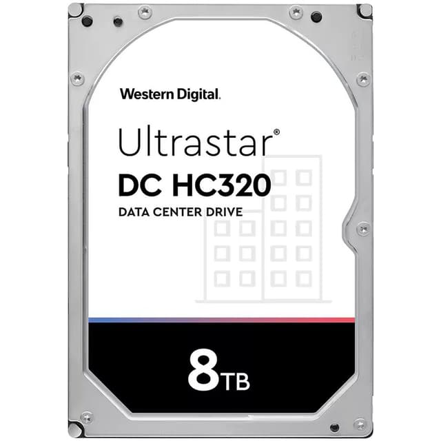 Western Digital Ultrastar DC HC320 internal hard drive 8 TB 7200 RPM 256 MB 3.5" Serial ATA III